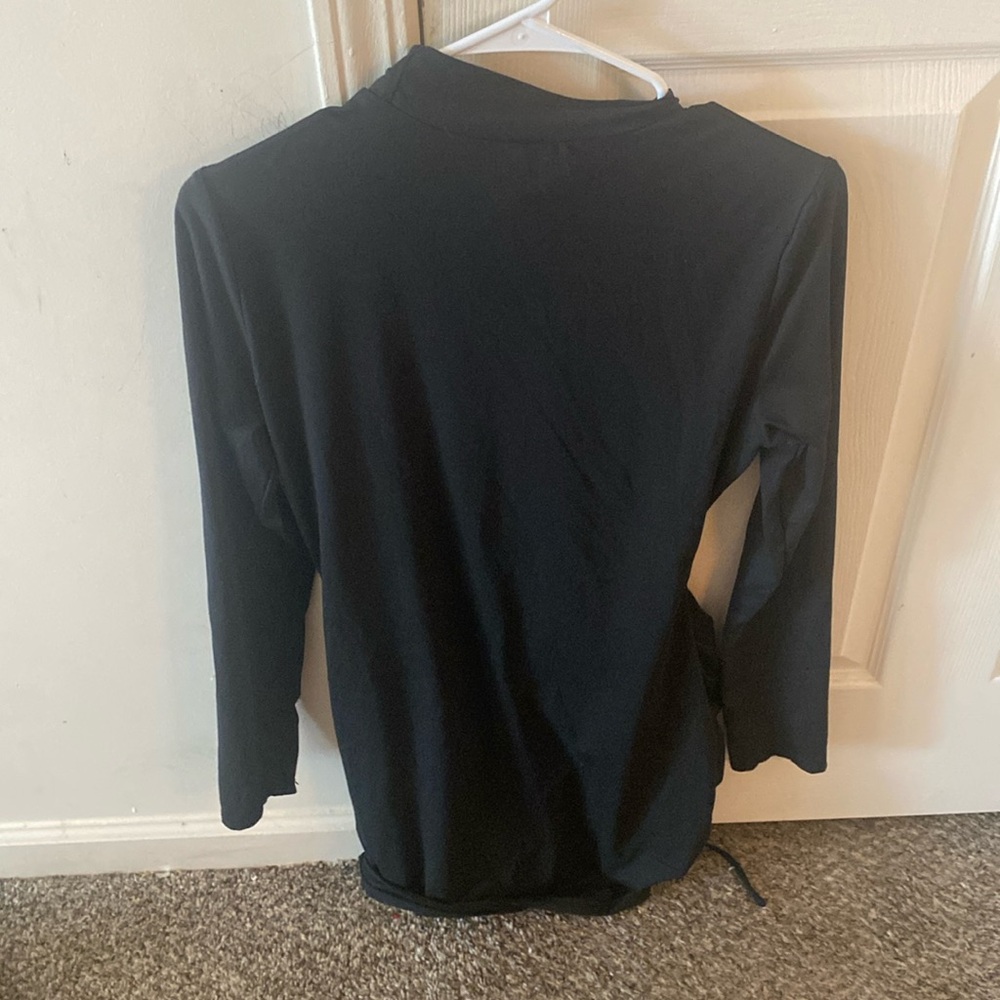 Black tight dress with adjustable side